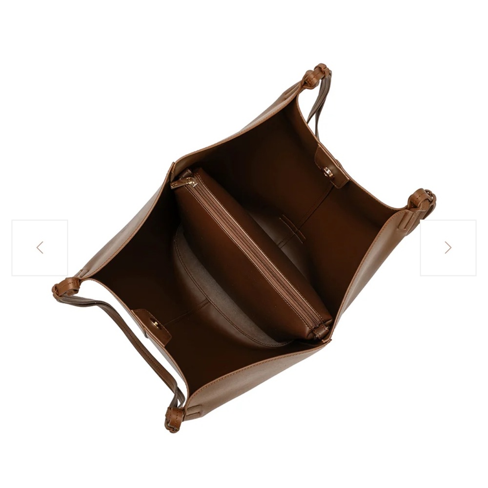 Melie Bianco Black Tote with Relaxed Structure - Picture 6 of 9